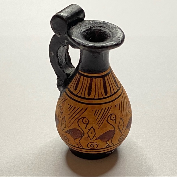 Vintage Miniature Water Pitcher Greece Souvenir